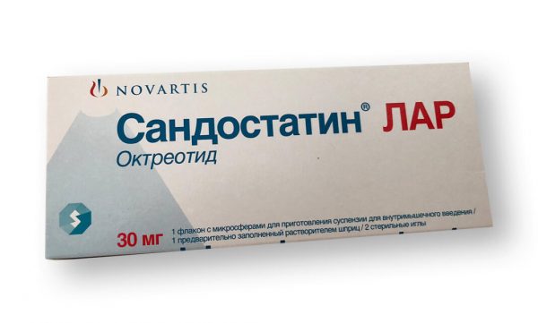 Препарат 2 - Сандостатин Лар Октреотид.